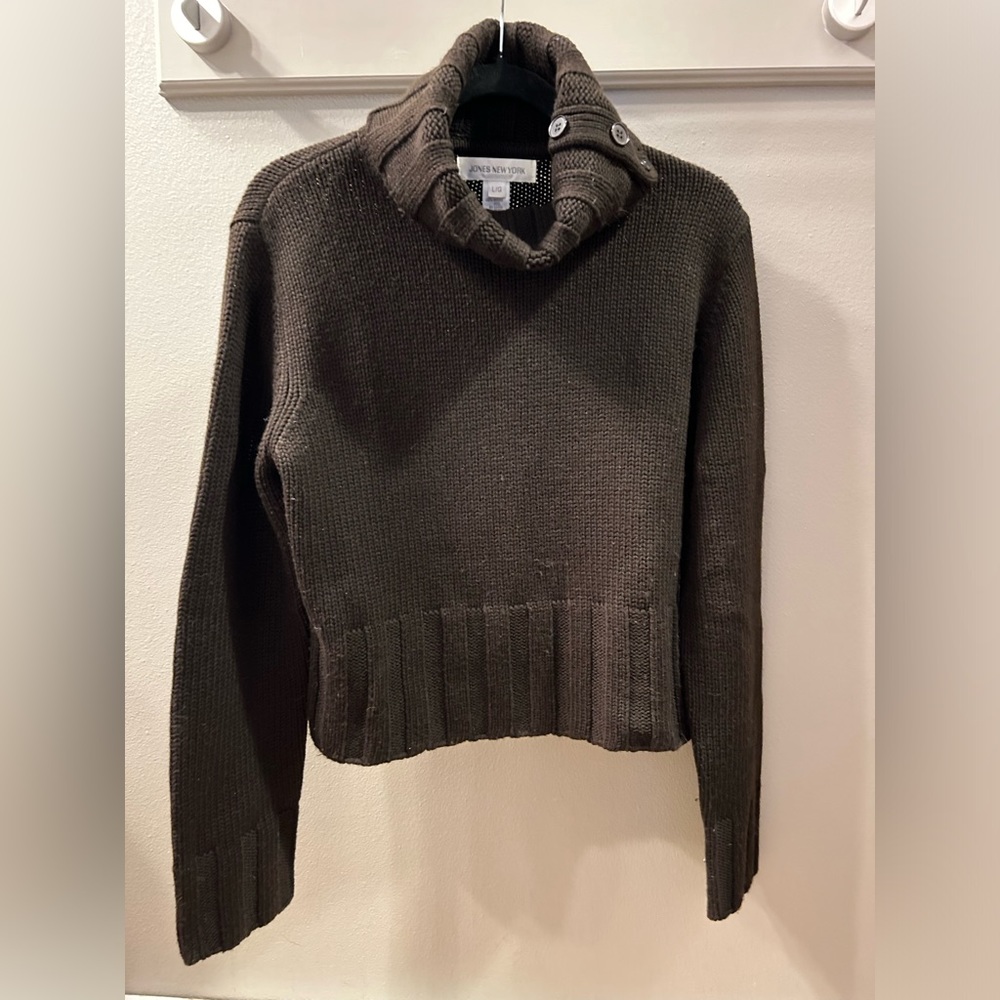 Jones New York knitted turtleneck sweater